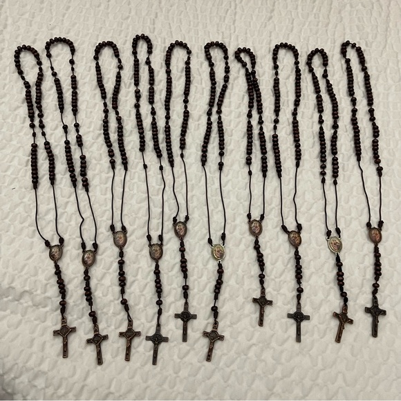 New Catholic Rosary set of 10 - Picture 4 of 6